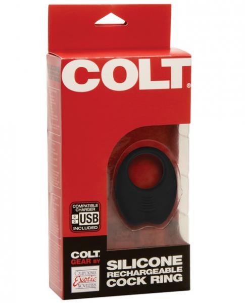 Colt Silicone Rechargeable Cock Ring Black-Colt-Sexual Toys®