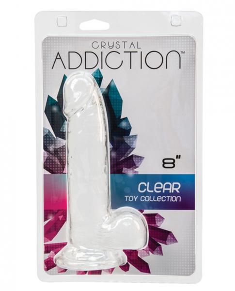Crystal Addiction Dong 8 inches Clear-Crystal Addiction-Sexual Toys®