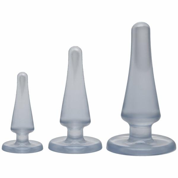 Crystal Jellies Anal Kit Clear-Doc Johnson-Sexual Toys®