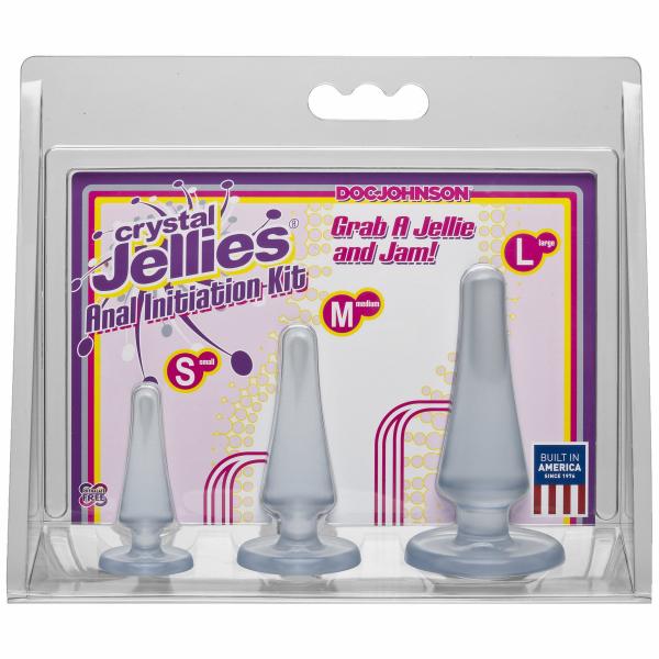 Crystal Jellies Anal Kit Clear-Doc Johnson-Sexual Toys®