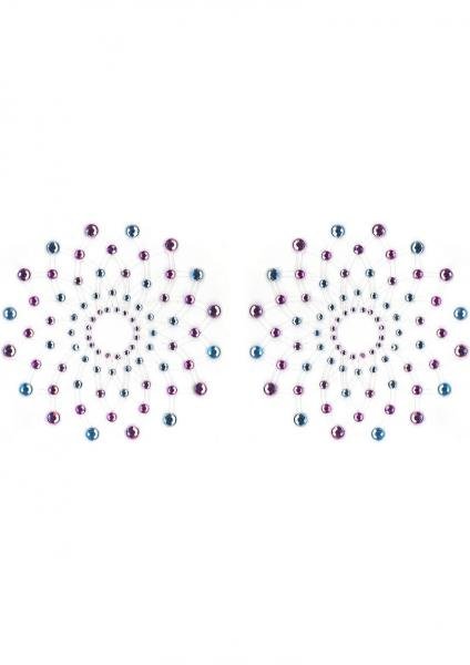 Crystal Mosaic Blue/Purple Pasties-blank-Sexual Toys®