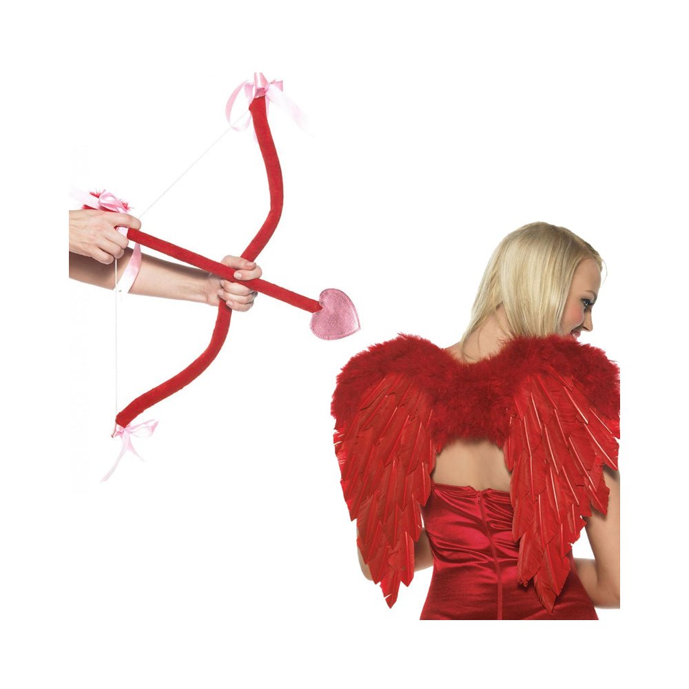 Cupid Kit - Includes Bow, Arrow And Wings O/s Red-blank-Sexual Toys®
