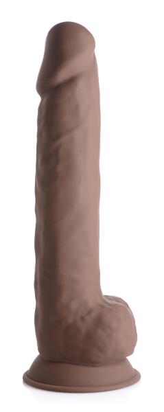 Curve Novelties Fleshstixxx 10" Dildo W/balls - Chocolate-Curve-Sexual Toys®