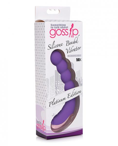 Curve Novelties Gossip Silicone Beaded Vibrator 50x- Violet-Curve-Sexual Toys®