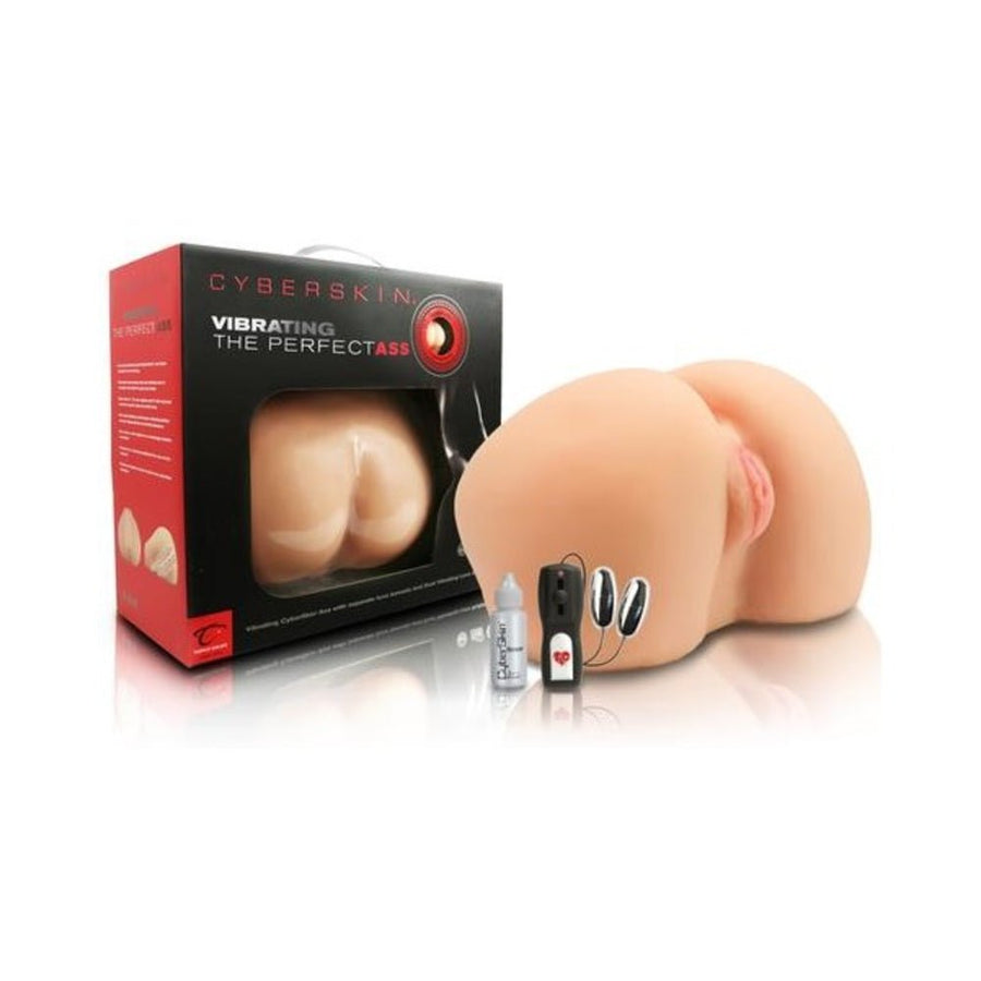 CyberSkin Vibrating Perfect Ass - Beige-blank-Sexual Toys®