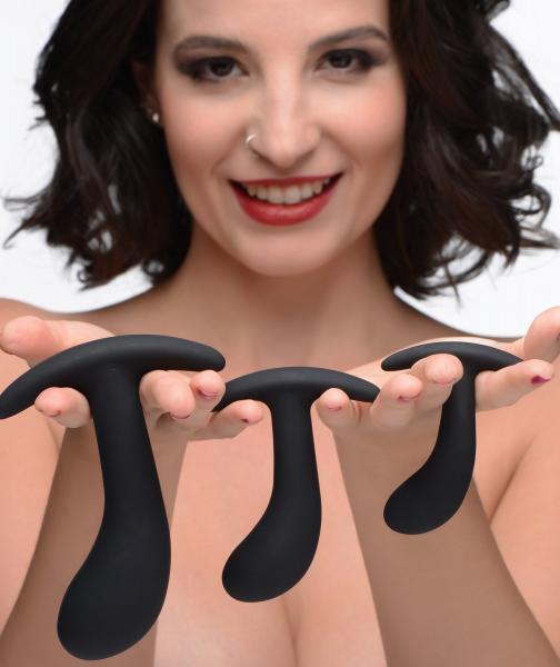 Dark Delights 3 Piece Curved Anal Trainer Set-Master Series-Sexual Toys®