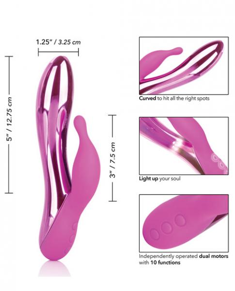 Dazzled Radiance Rabbit Style Vibrator Pink-DazzLED-Sexual Toys®