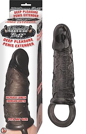 Deep Pleasure Penis Extender - Black-Nasstoys-Sexual Toys®