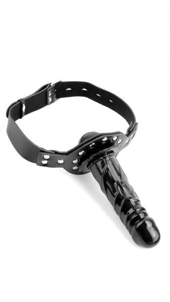 Deluxe Ball Gag With Dildo Black-Pipedream-Sexual Toys®
