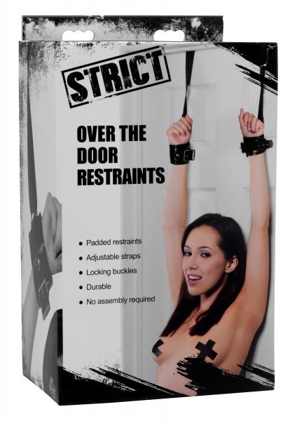 Deluxe Over The Door Restraint System Black-STRICT-Sexual Toys®