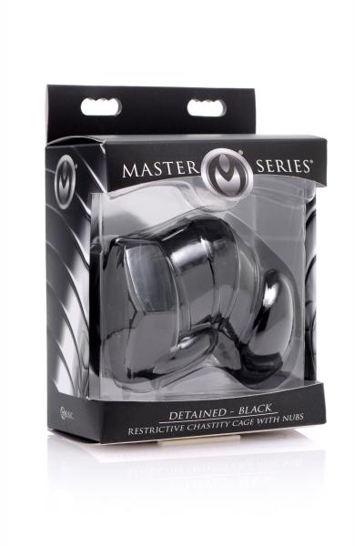 Detained Black Restrictive Chastity Cage-Master Series-Sexual Toys®