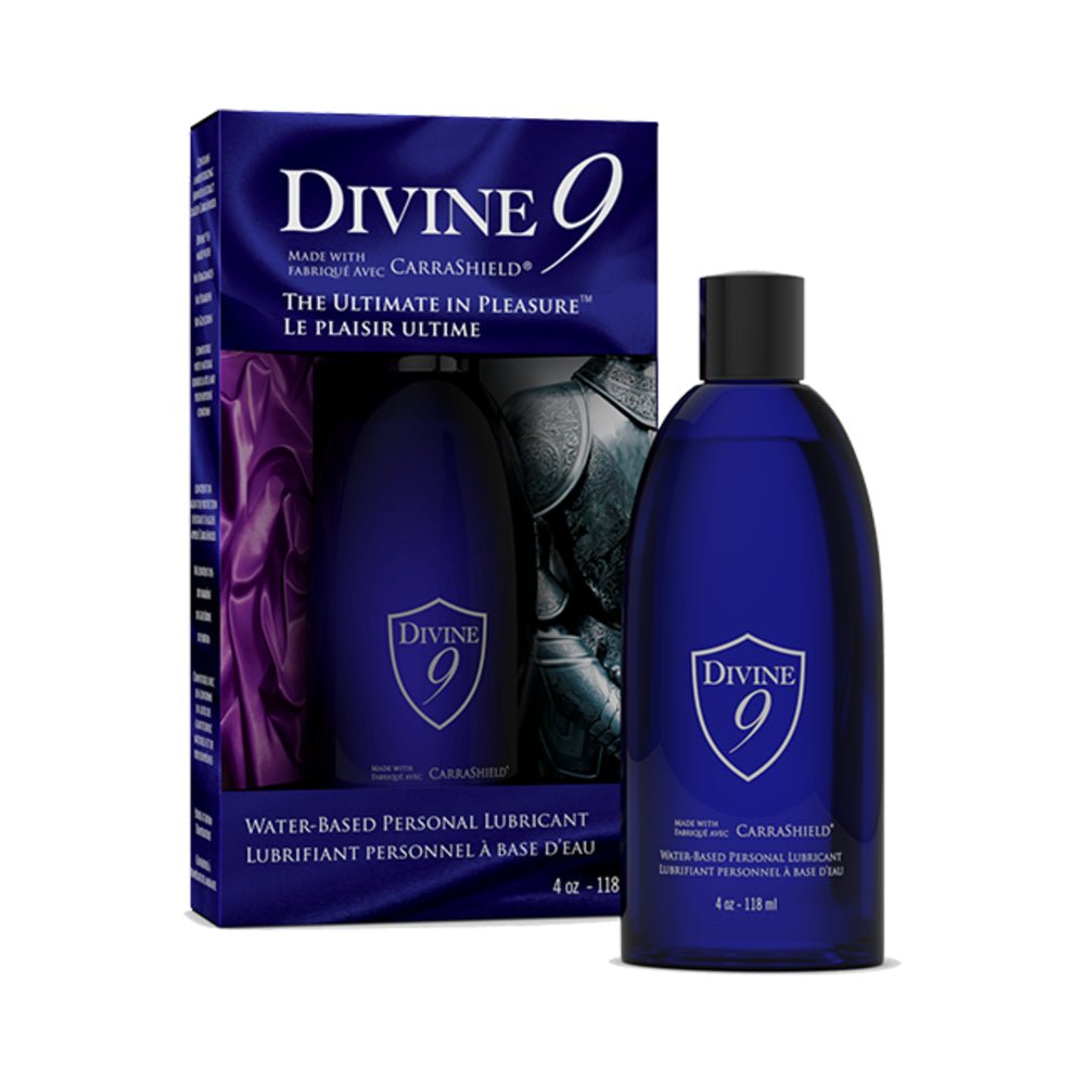 Divine 9 Waterbased Lubricant 4oz.-blank-Sexual Toys®
