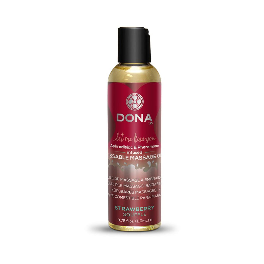 Dona Kissable Massage Oil Strawberry Souffl 3.75 oz-blank-Sexual Toys®