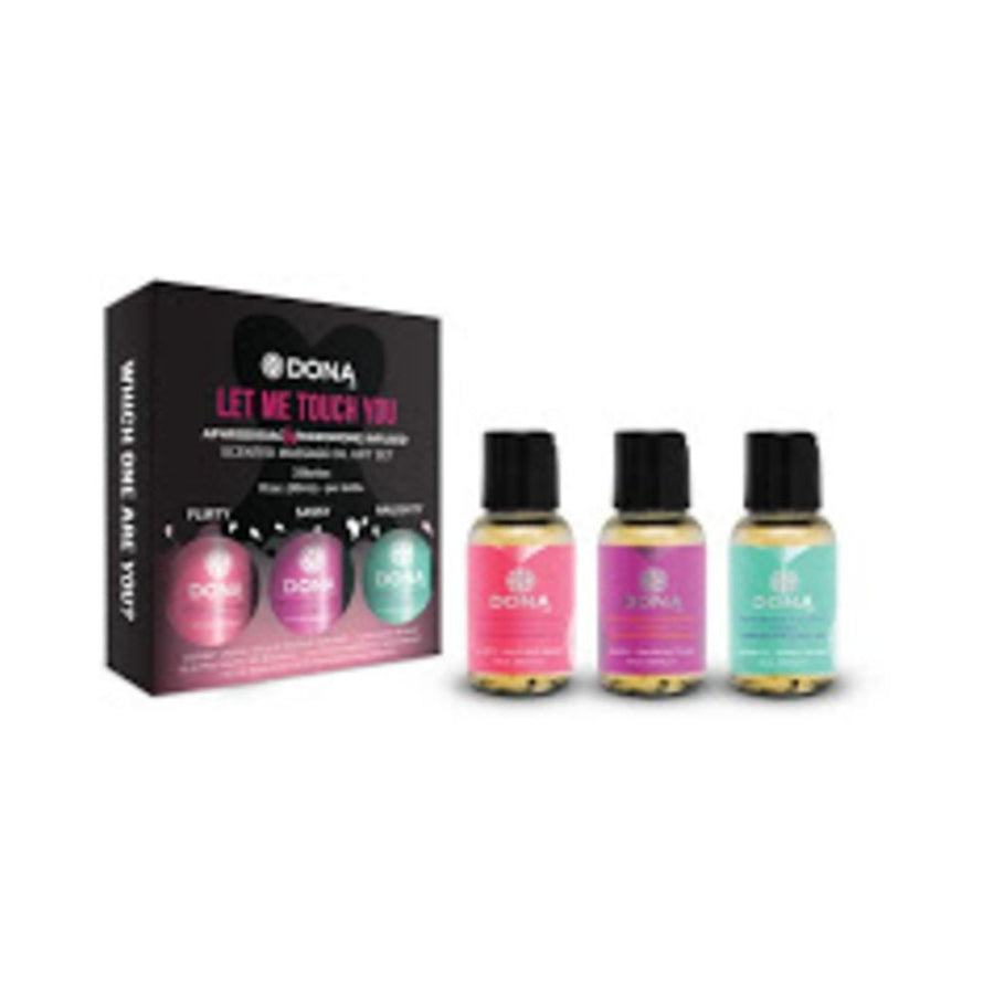 Dona Let Me Touch You Massage Gift Set (scented Massage Oil Trio 3 X 1oz)-blank-Sexual Toys®