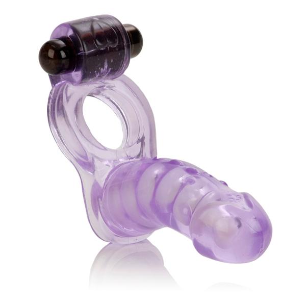 Double Diver Vibrating Enhancer Penetrator Purple-blank-Sexual Toys®