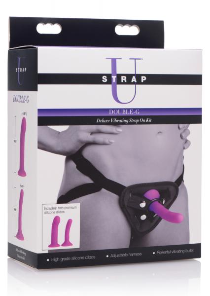 Double-G Deluxe Vibrating Strap On Kit-Strap U-Sexual Toys®