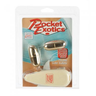 Double Gold bullets-blank-Sexual Toys®