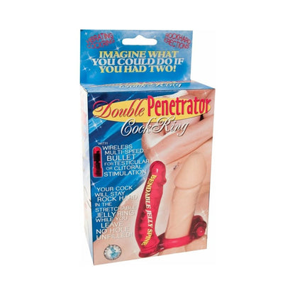 Double Penetrator C Ring W/ Bendable Dildo-Nasstoys-Sexual Toys®