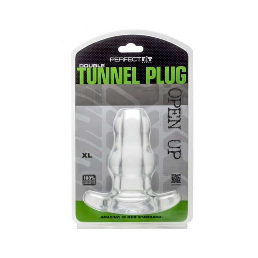 Double Tunnel Plug X-Large Clear-blank-Sexual Toys®
