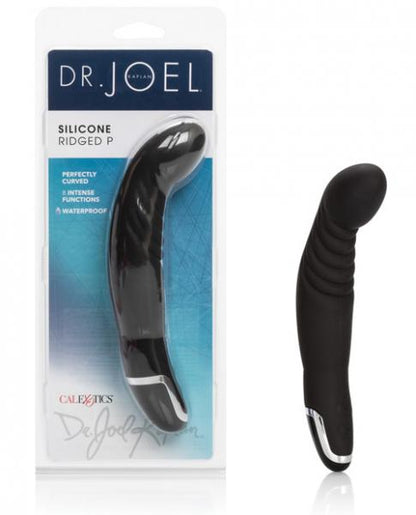 Dr Joel Ridged P Silicone Prostate Massager Black-Dr Joel Kaplan-Sexual Toys®