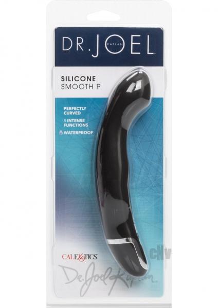 Dr Joel Silicone Smooth P Black Prostate Massager-Dr Joel Kaplan-Sexual Toys®