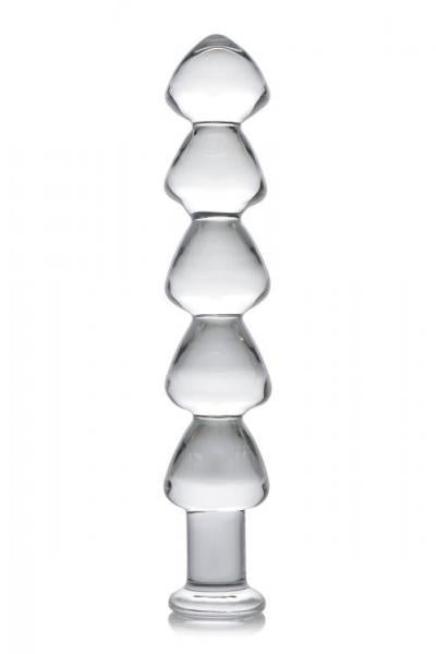 Drops Anal Links Glass Dildo Clear-Master Series-Sexual Toys®