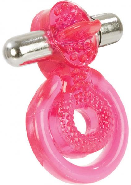 Dual Clit Flicker With Removable Waterproof Stimulator Pink-blank-Sexual Toys®