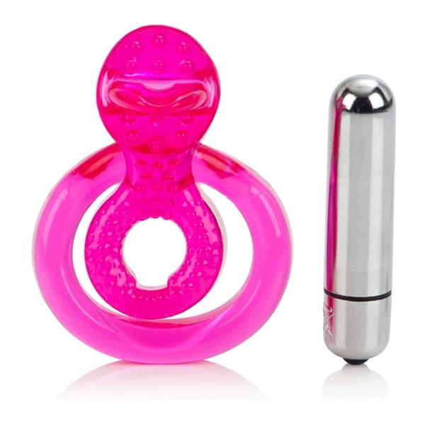 Dual Clit Flicker With Removable Waterproof Stimulator Pink-blank-Sexual Toys®