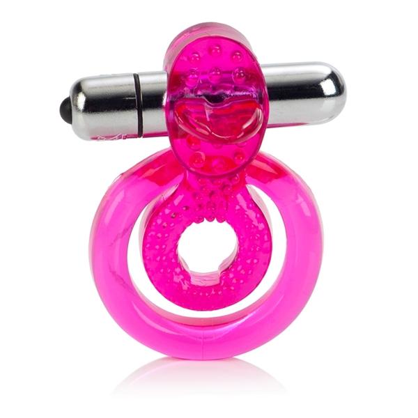 Dual Clit Flicker With Removable Waterproof Stimulator Pink-blank-Sexual Toys®