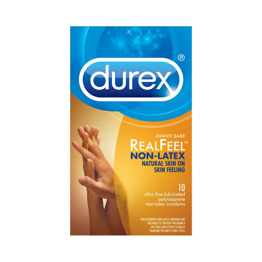 Durex Avanti Bare Real Feel Non-Latex Condoms 10 Pack-Paradise Marketing-Sexual Toys®
