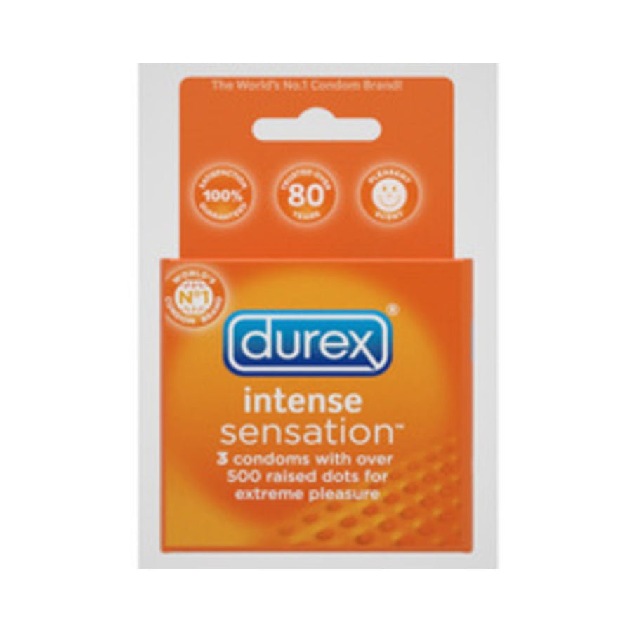 Durex Intense Sensation Extra Large Condoms Dots 3 Pack-Paradise Marketing-Sexual Toys®