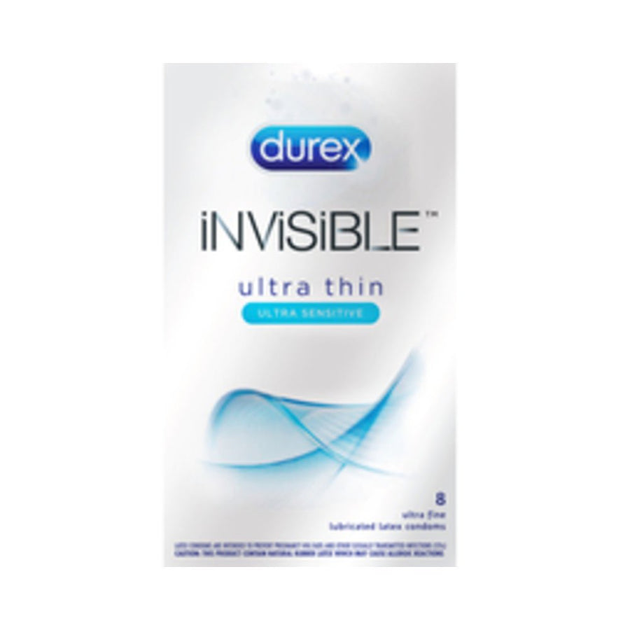 Durex Invisible Ultra Thin Ultra Sensitive Latex Condoms 8pk-Paradise Marketing-Sexual Toys®