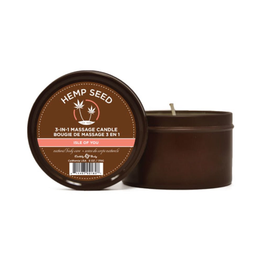 Earthly Body Massage Candle Isle Of You 6oz-blank-Sexual Toys®