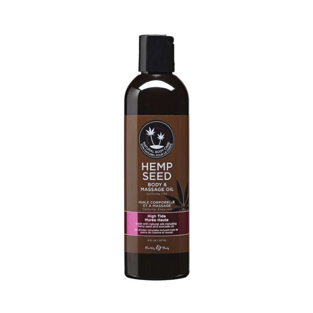 Earthly Body Massage Oil High Tide 8oz.-blank-Sexual Toys®