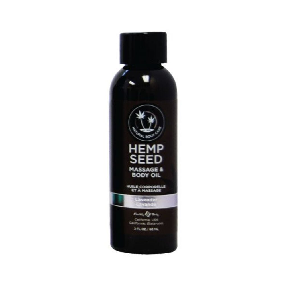 Earthly Body Massage Oil Lavender 2oz-blank-Sexual Toys®