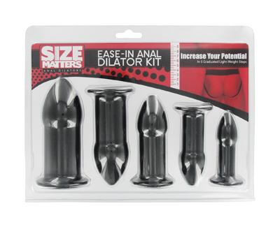 Ease In Anal Dilator Kit Black-Size Matters-Sexual Toys®