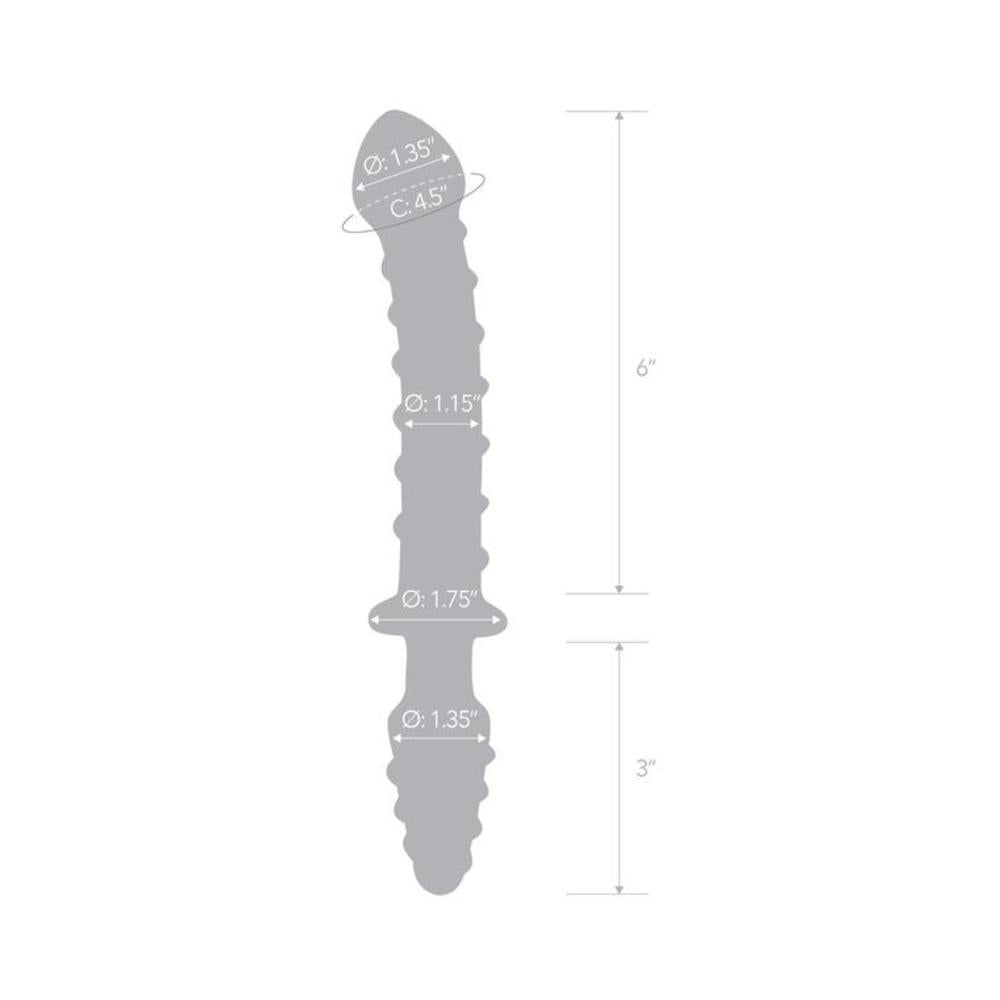 8" Ribbed G-Spot Glass Dildo-Electric Eel-Sexual Toys®
