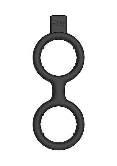 Electroshock E-Stimulation Cock And Ball Ring Black-Electroshock-Sexual Toys®