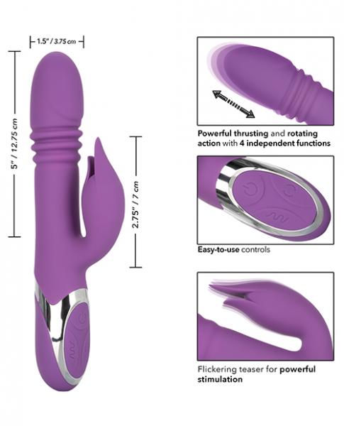 Enchanted Kisser Purple Rabbit Style Vibrator-Enchanted-Sexual Toys®