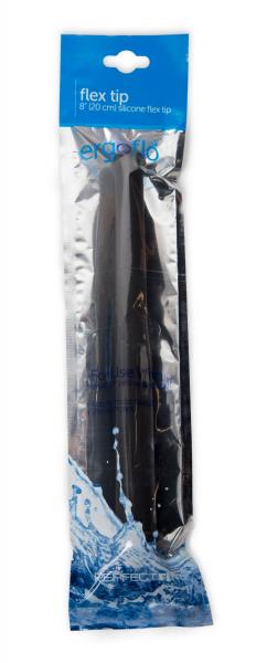 Ergoflo 8 inches Silicone Flex Tip Black-Perfect Fit Brand-Sexual Toys®