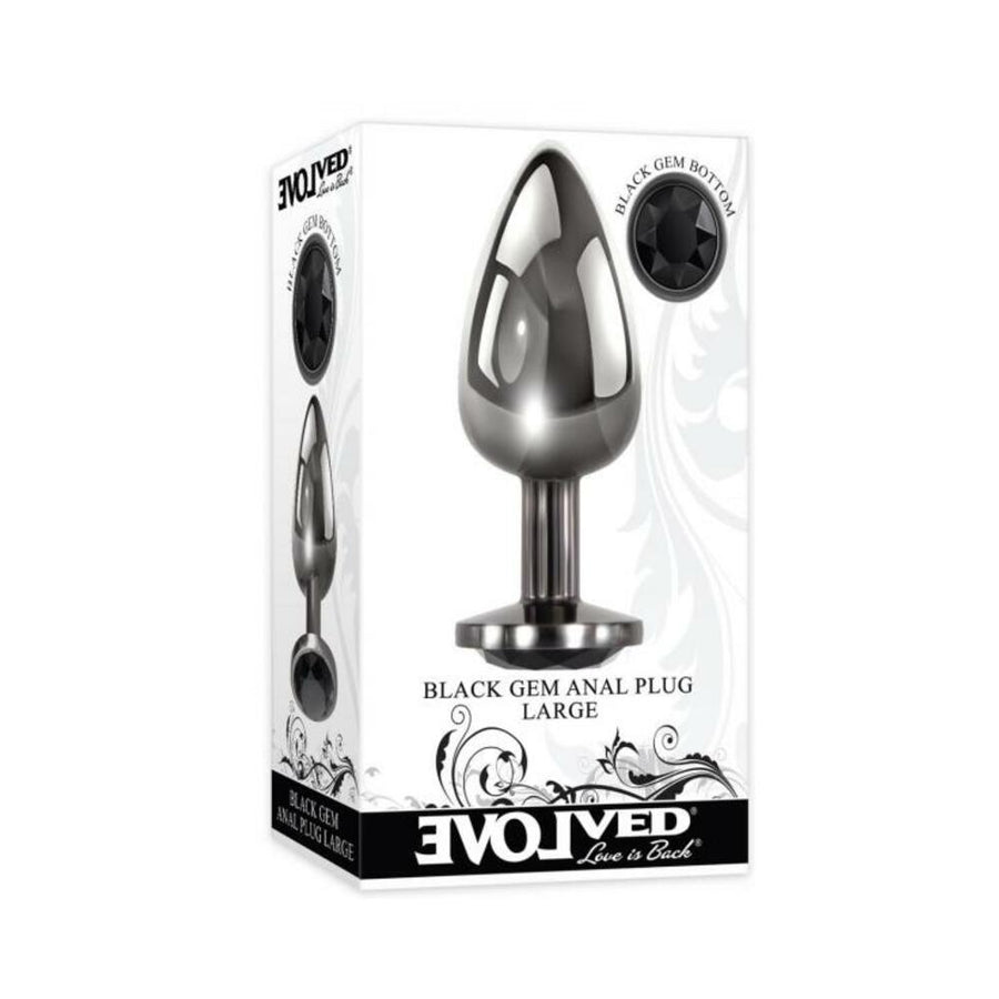 Evolved Black Gem Anal Plug Large-Evolved-Sexual Toys®