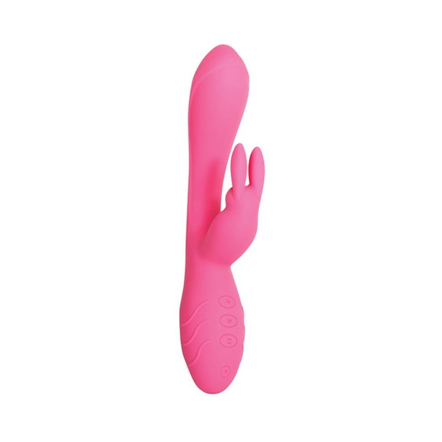 Evolved Bunny Kisses Rechargeable Silicone - Pink-Evolved-Sexual Toys®