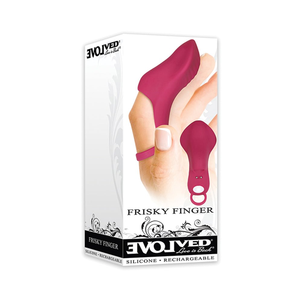 Evolved Frisky Finger Burgundy-Evolved-Sexual Toys®