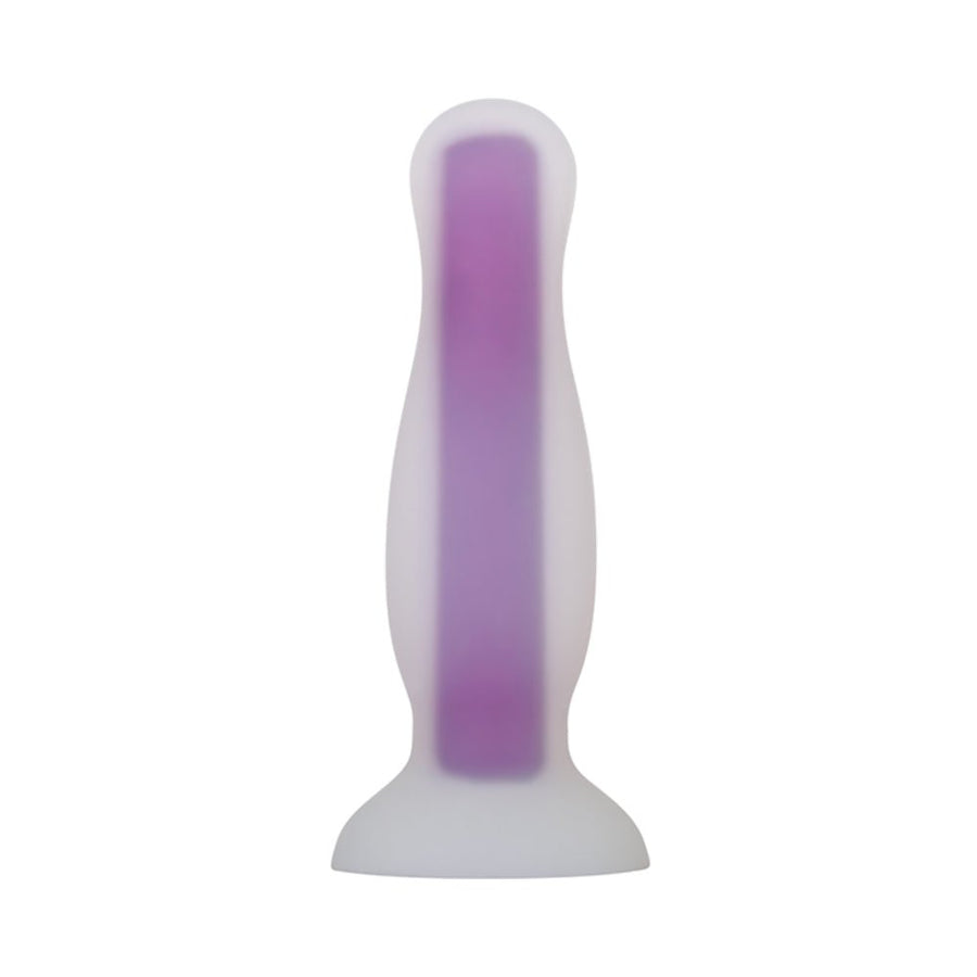Evolved Luminous Silicone Plug Medium Purple-Evolved-Sexual Toys®
