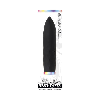Evolved On The Spot Bullet 7 Function Rechargable Silicone Waterproof Black-Evolved-Sexual Toys®