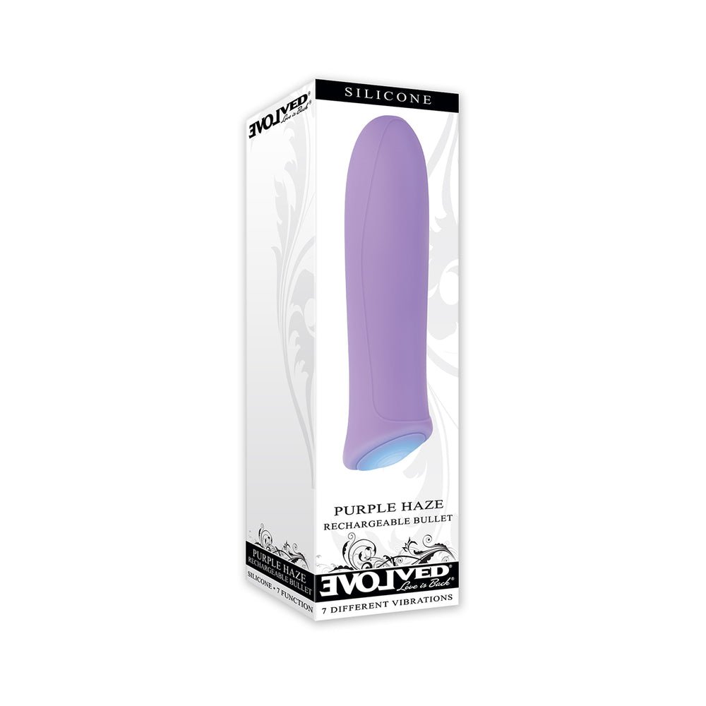 Evolved Purple Haze Rechargeable Bullet 7 Function Silicone Waterproof-Evolved-Sexual Toys®