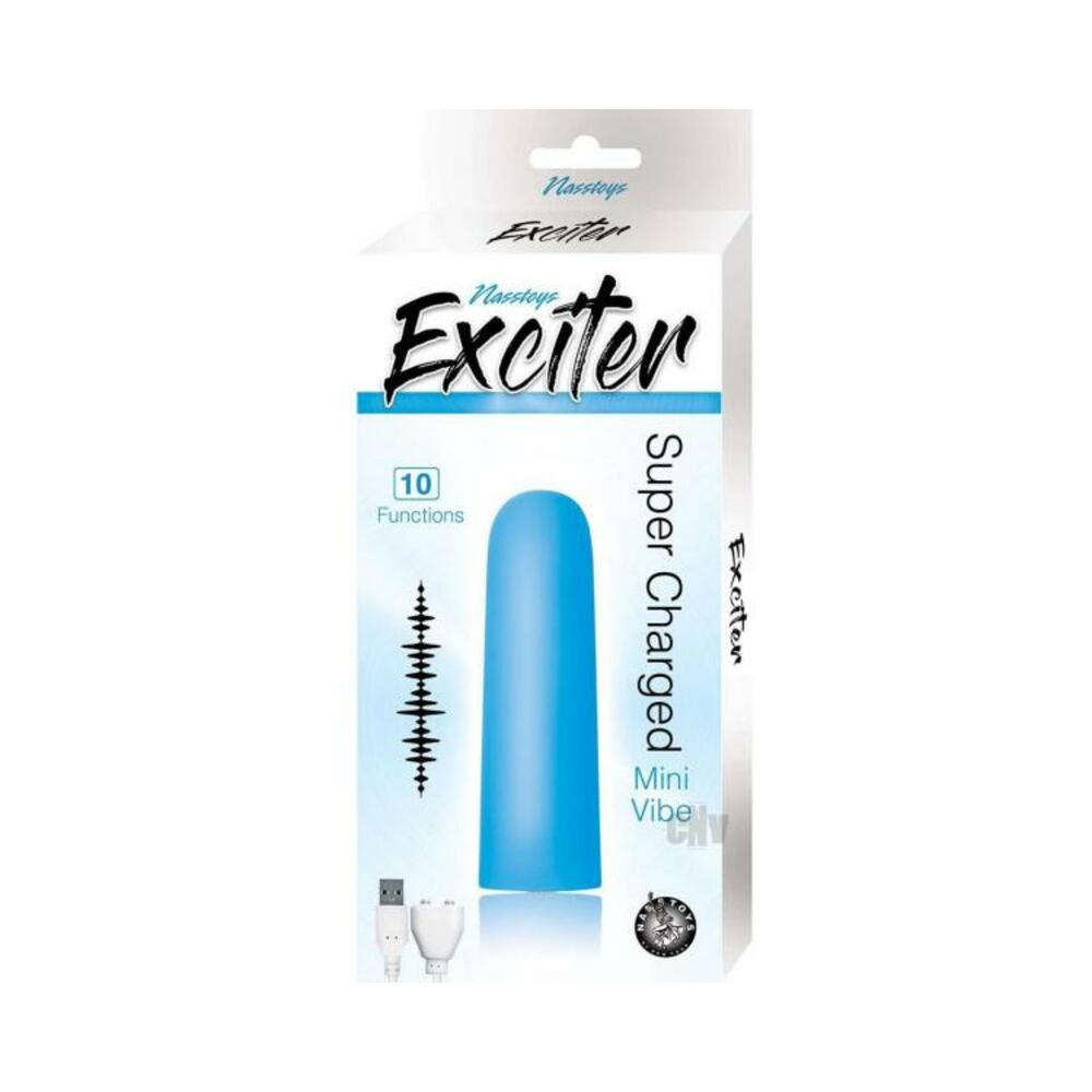 Exciter Mini Vibe Rechargeable Silicone Blue-blank-Sexual Toys®