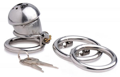 Exile Deluxe Locking Stainless Steel Confinement Cage-Master Series-Sexual Toys®