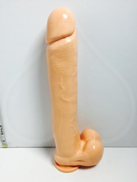 Exxxtreme Dong 14 Inches with Suction Cup Beige-Ignite-Sexual Toys®