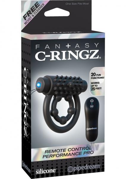 Fantasy C-Ringz Remote Control Performance Pro Black-Pipedream-Sexual Toys®